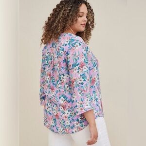 NWT Torrid Floral Boho Blouse 0X